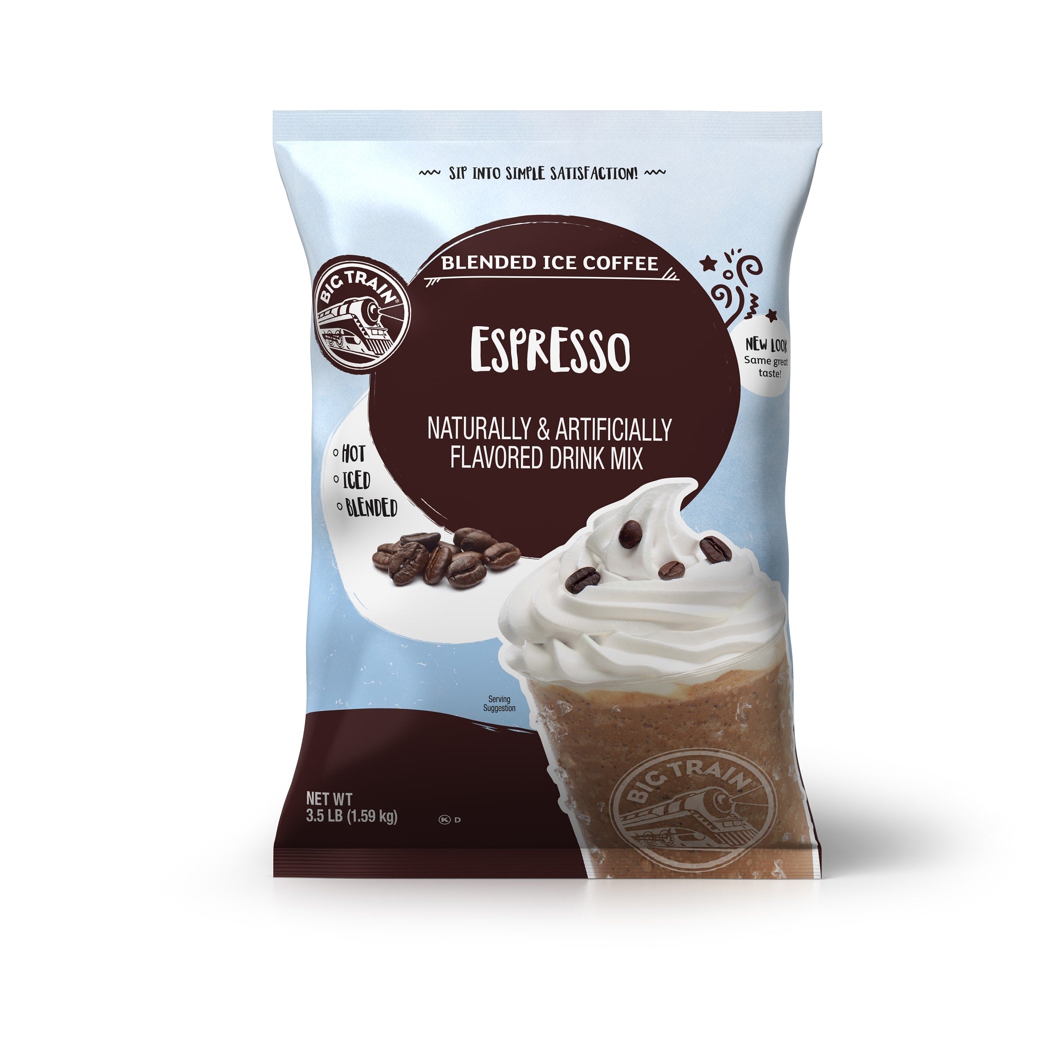 Big Train Espresso Blended Ice Coffee Beverage Mix