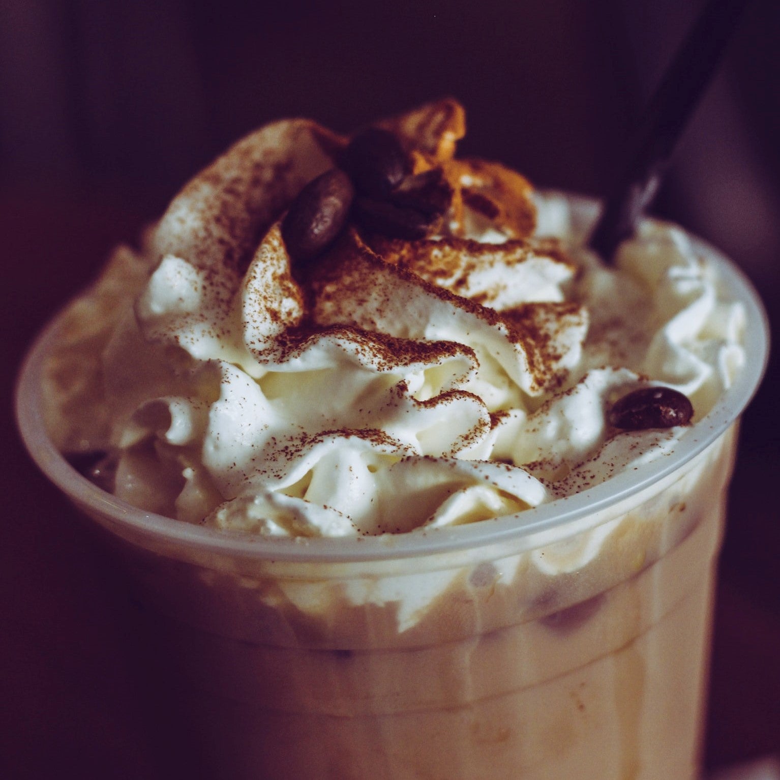 Spiced Rum Horchata Frappe