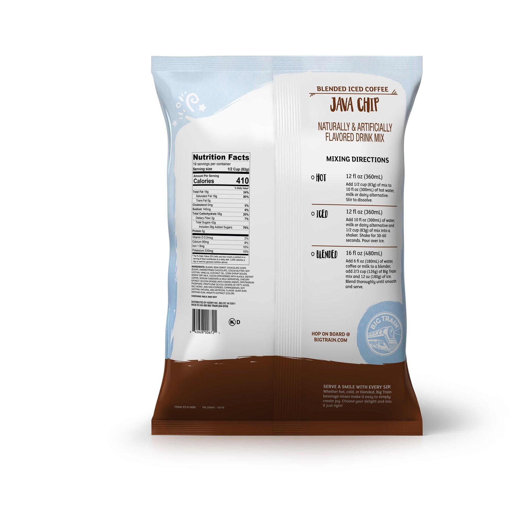 Java Chip Blended Ice Coffee Beverage Mix