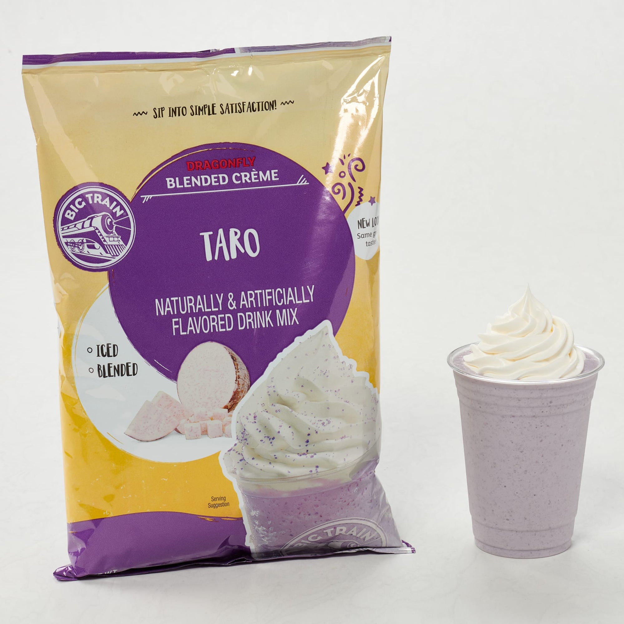 Dragonfly Taro Blended Creme Beverage Mix