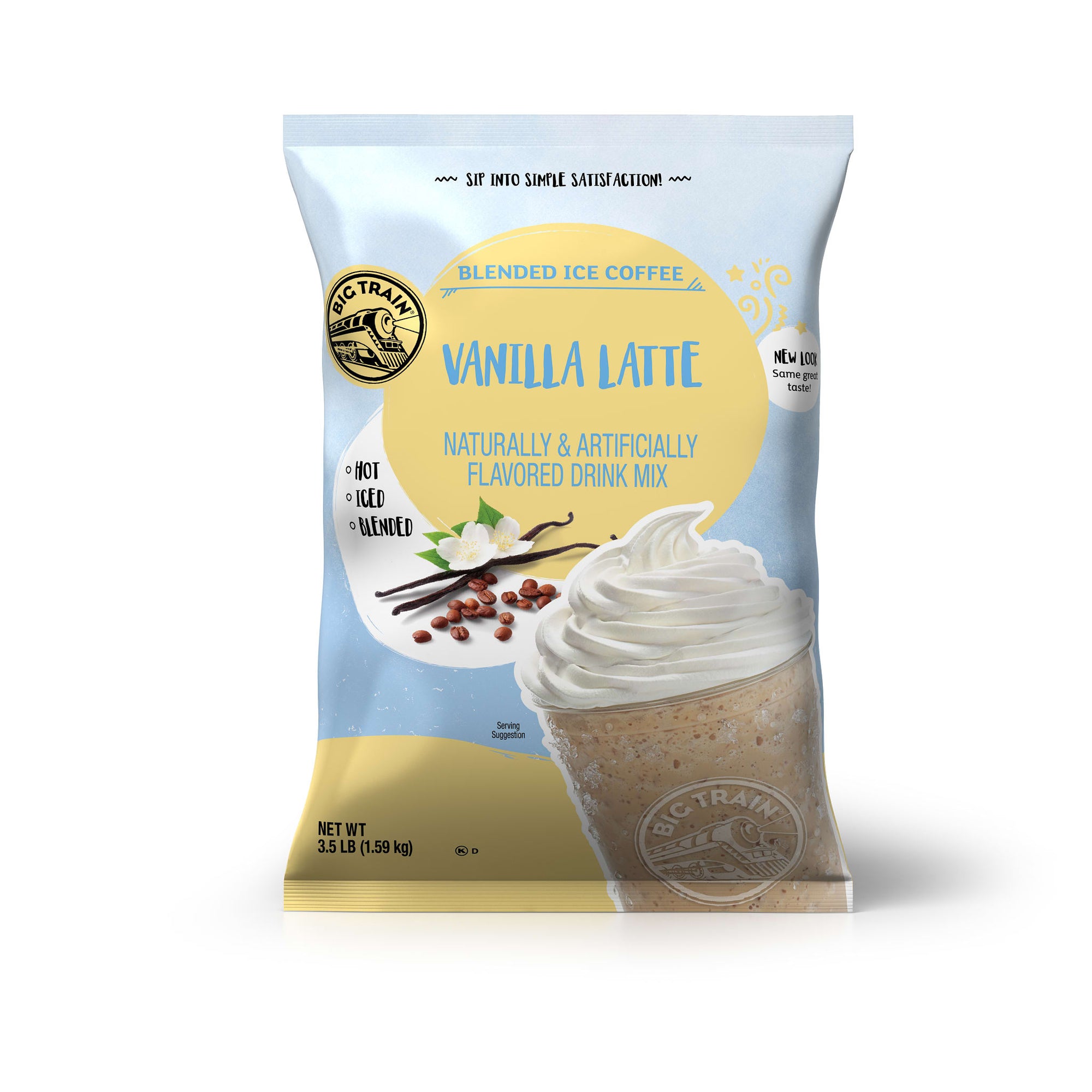 Vanilla Latte Blended Ice Coffee Beverage Mix