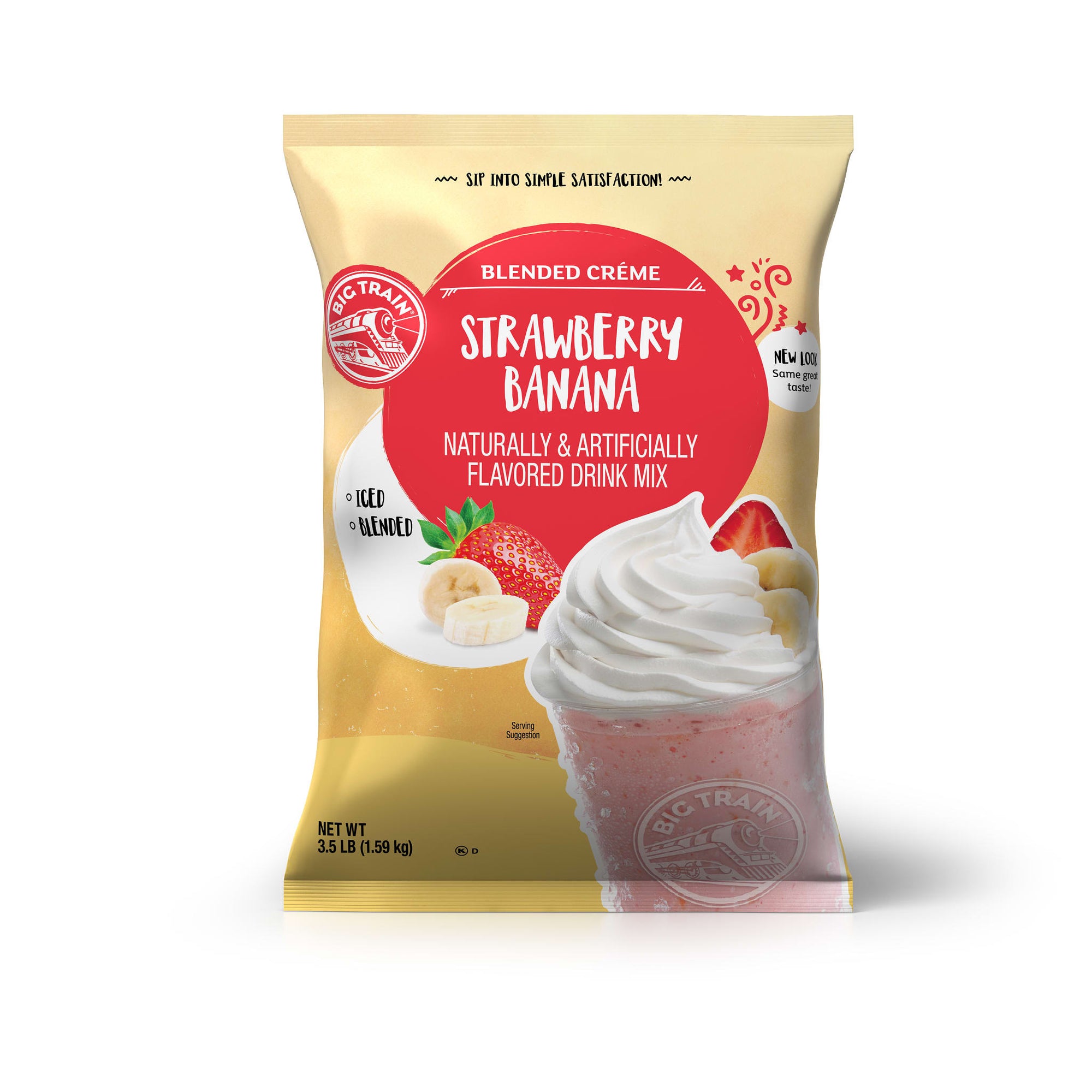 Strawberry Banana Blended Creme Beverage Mix