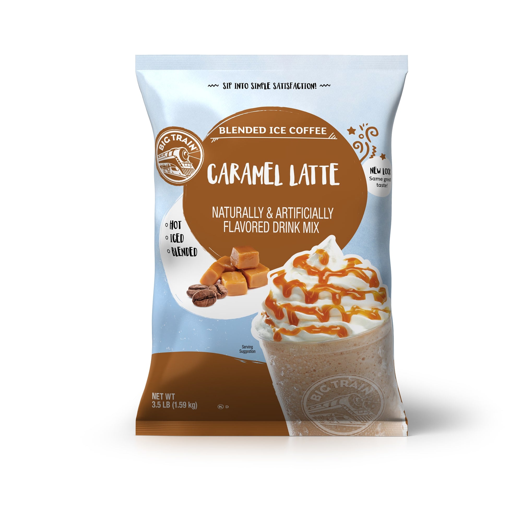 Caramel Latte Blended Ice Coffee Beverage Mix