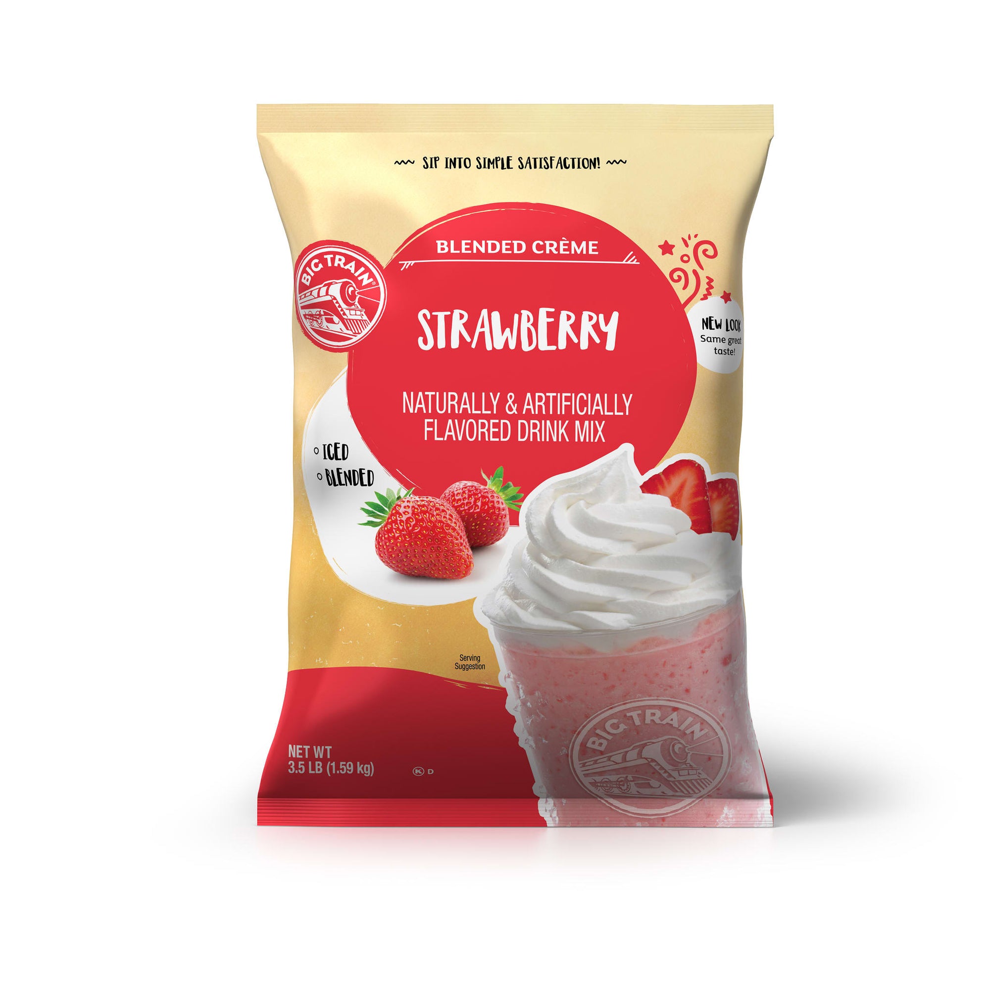 Strawberry Blended Creme Beverage Mix