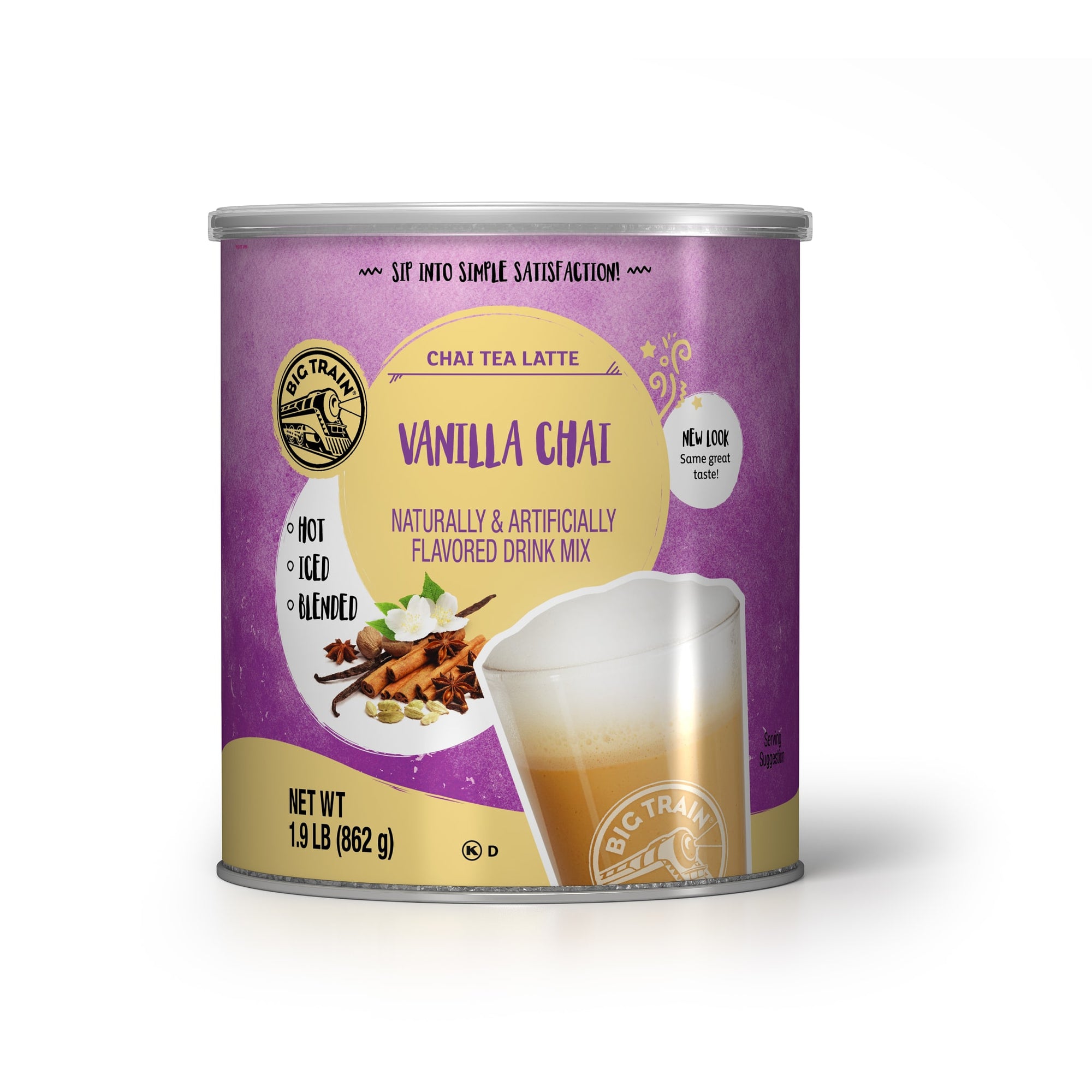 Vanilla Chai Tea Latte Beverage Mix - Can