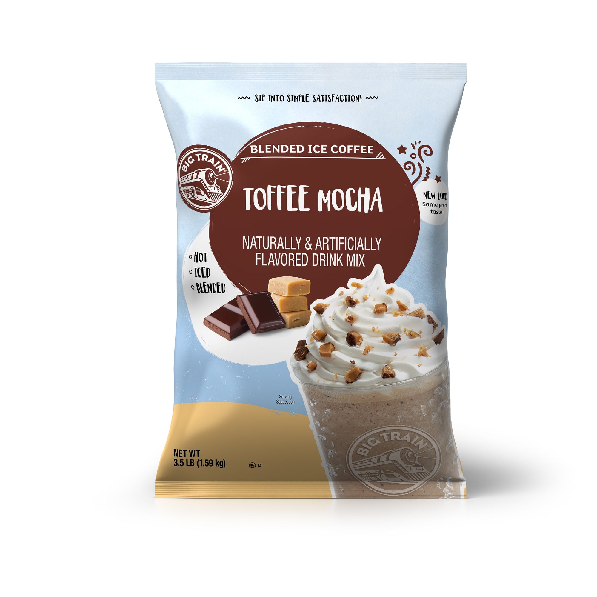 Toffee Mocha Blended Ice Coffee Beverage Mix