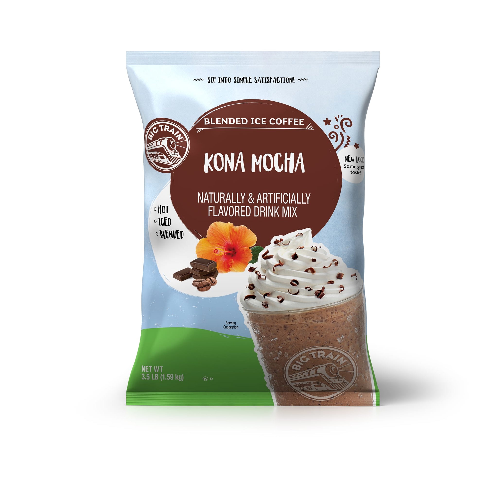 Kona Mocha Blended Ice Coffee Beverage Mix