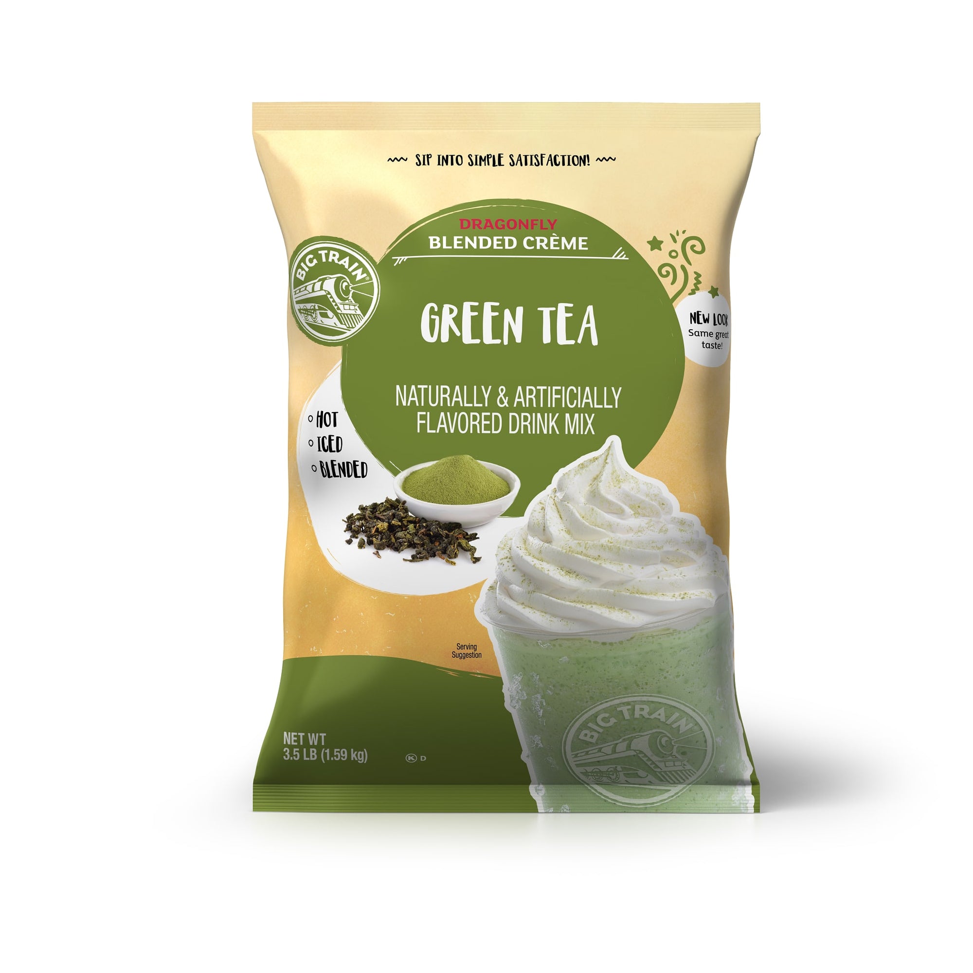 Dragonfly Green Tea Blended Creme Beverage Mix