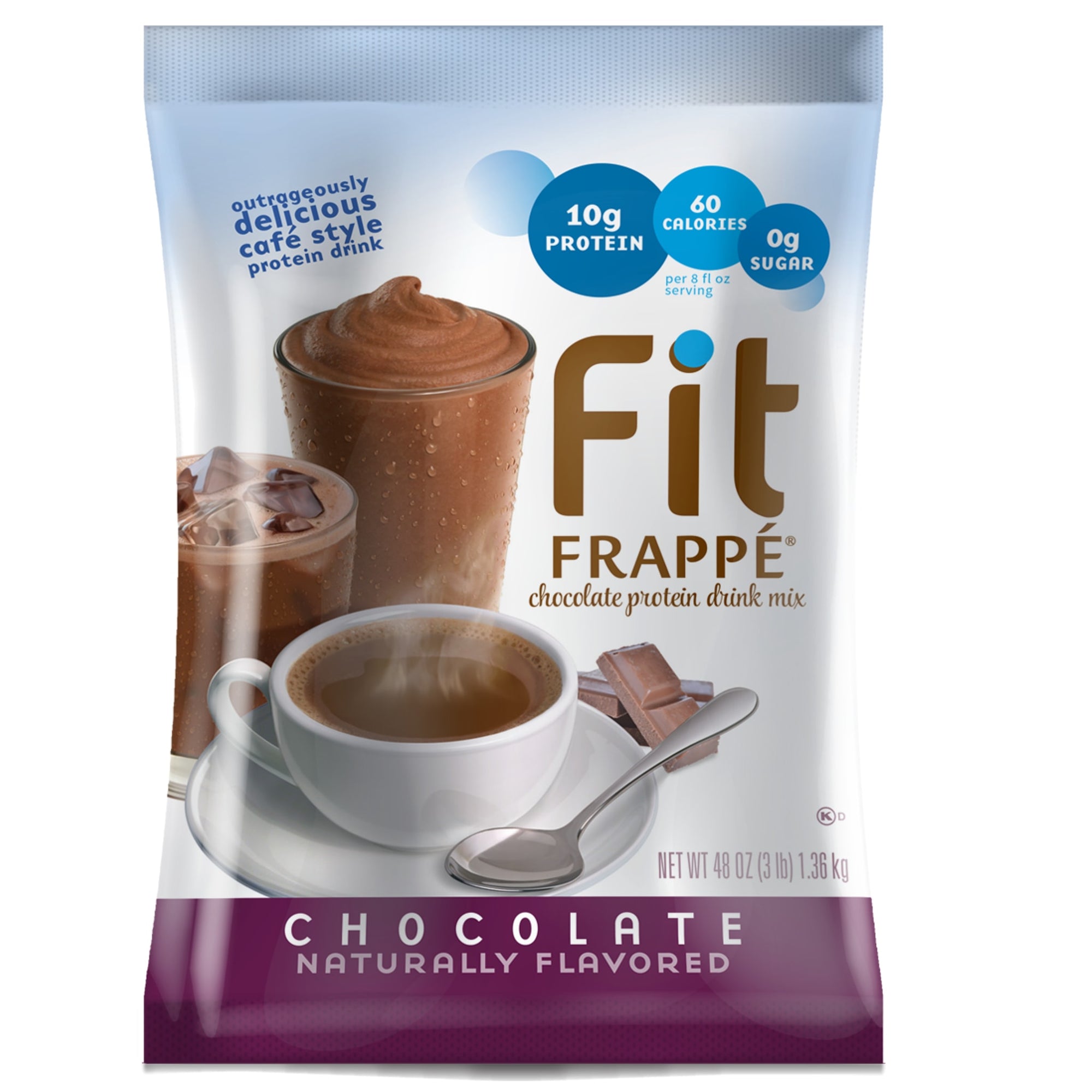 Fit Frappe Chocolate Protein Beverage Mix