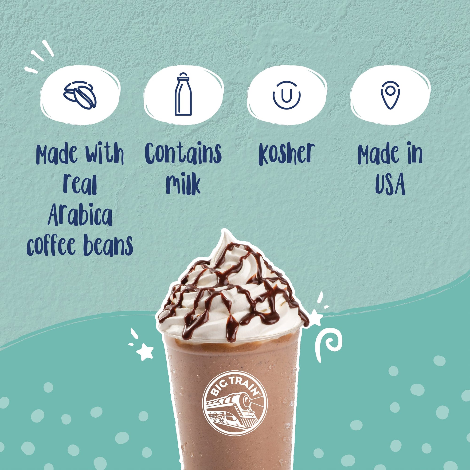 Low Carb Mocha Blended Ice Coffee Beverage Mix