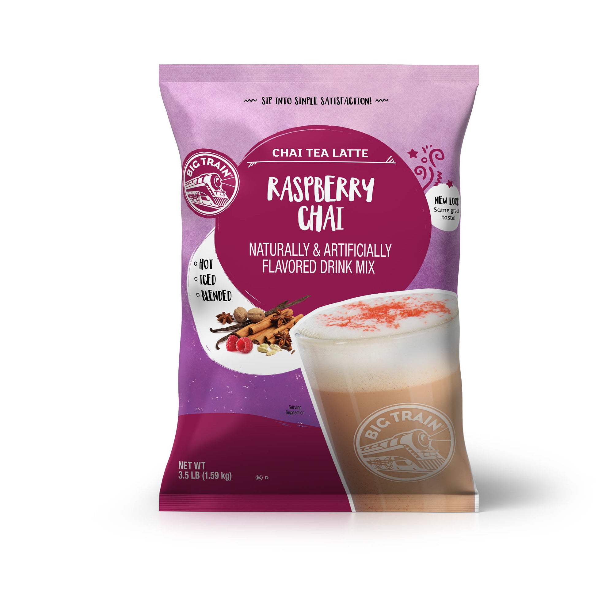 Raspberry Chai Tea Latte Beverage Mix