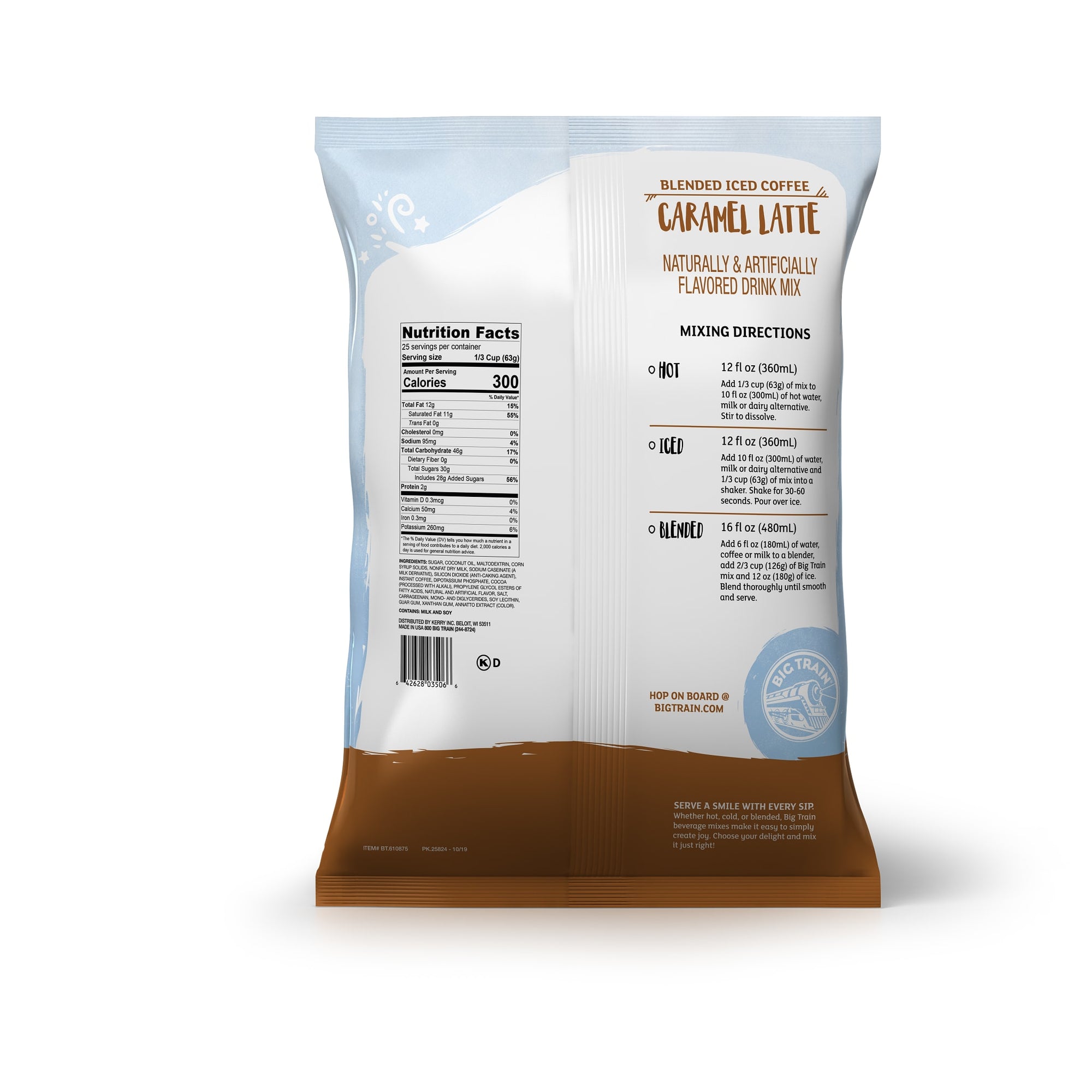 Caramel Latte Blended Ice Coffee Beverage Mix