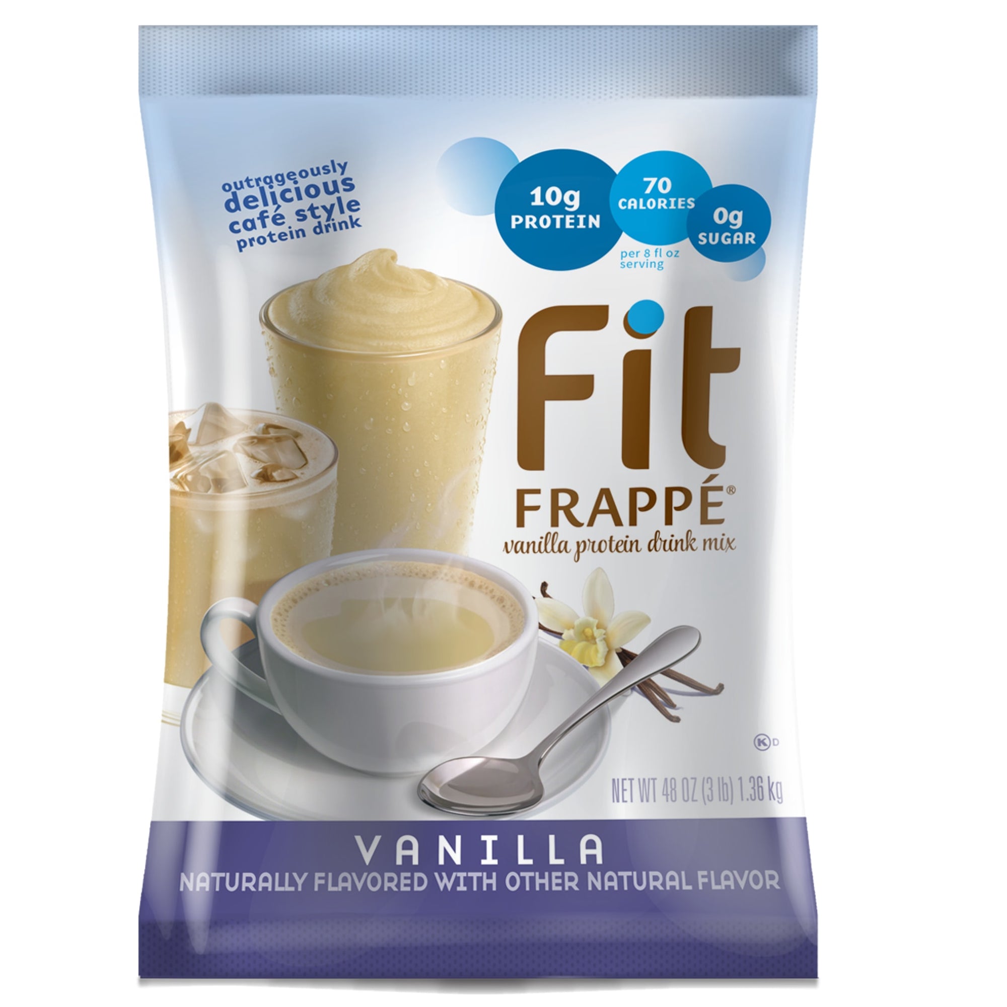 Fit Frappe Vanilla Protein Beverage Mix