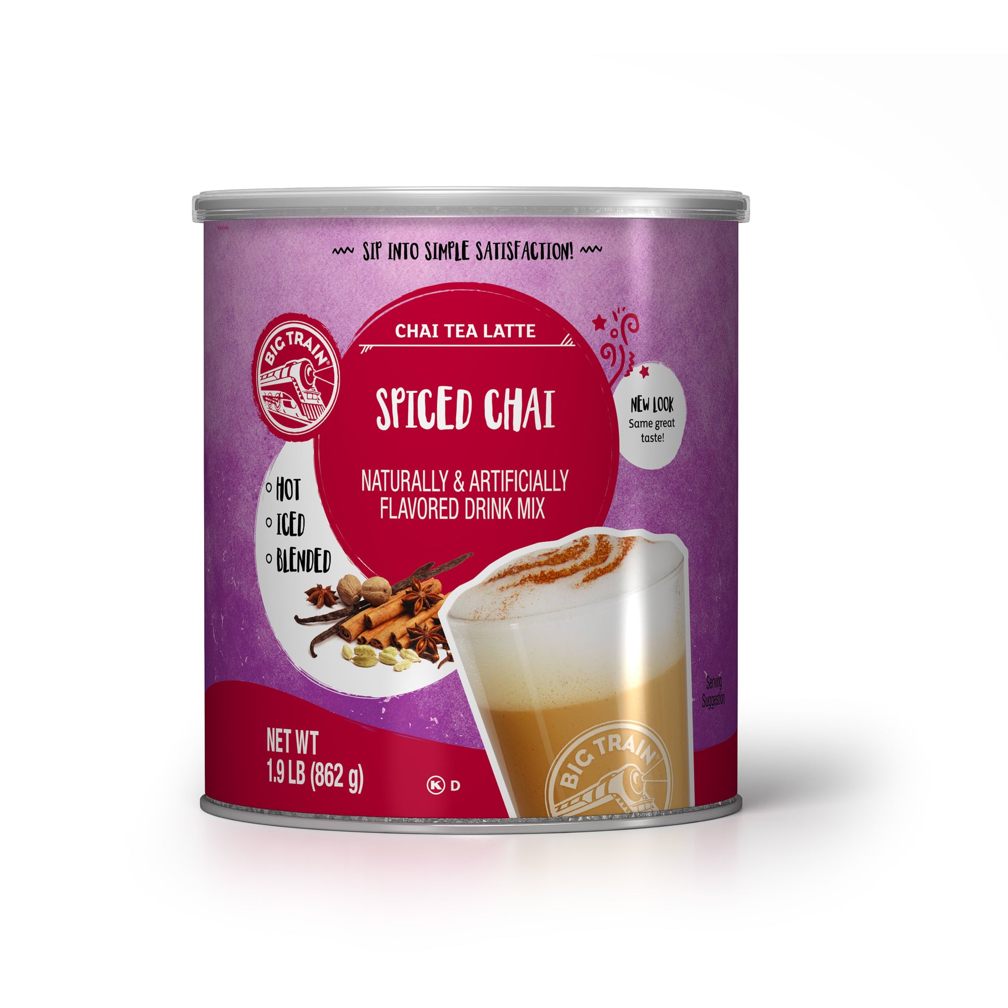 Spiced Chai Tea Latte Beverage Mix - Can