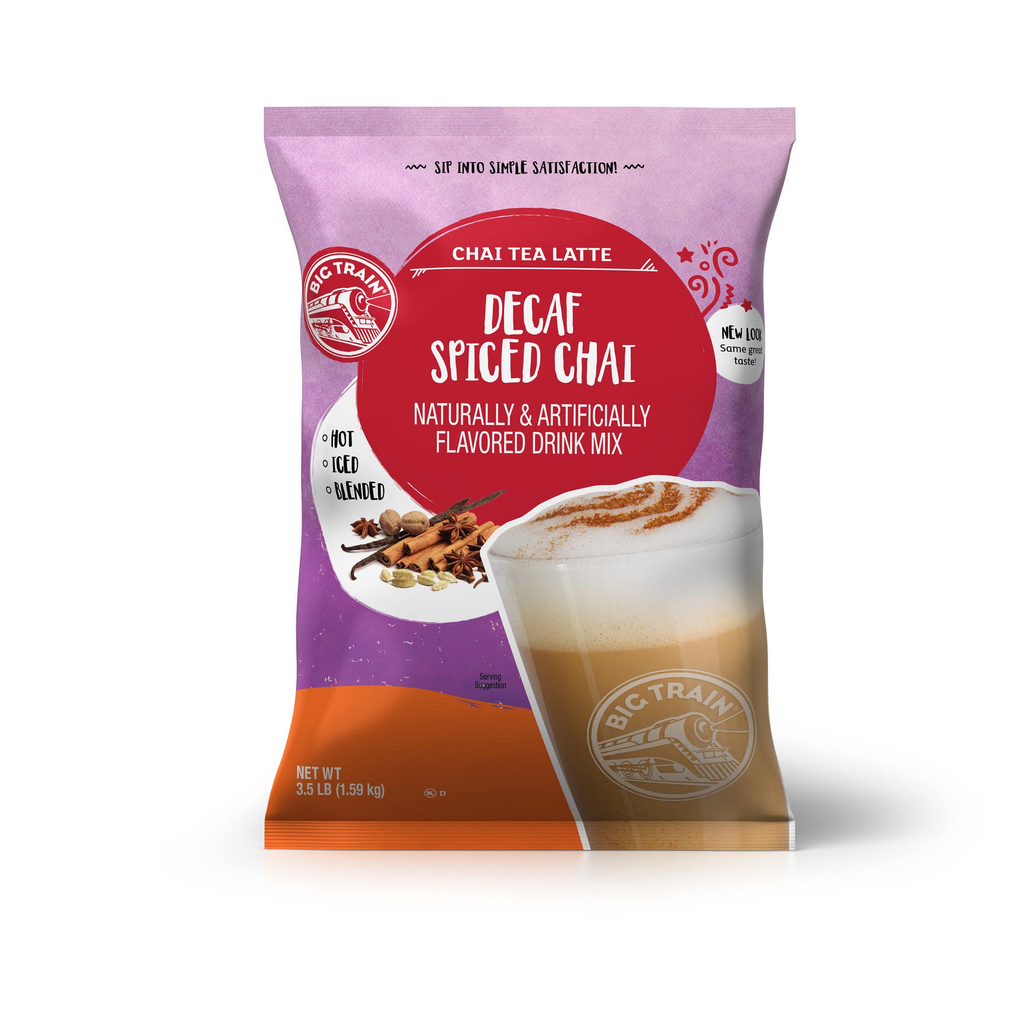 Decaf Spiced Chai Tea Latte Beverage Mix