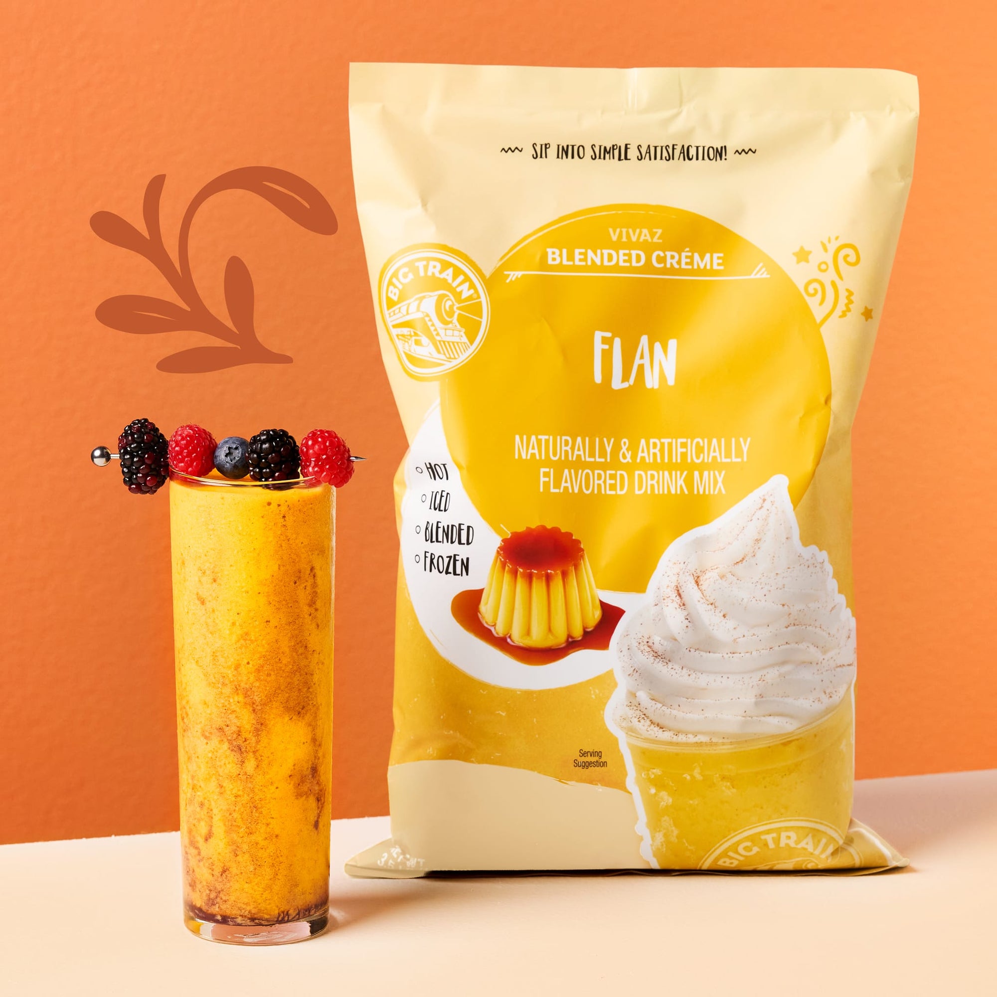 Vivaz Flan Blended Creme Beverage Mix