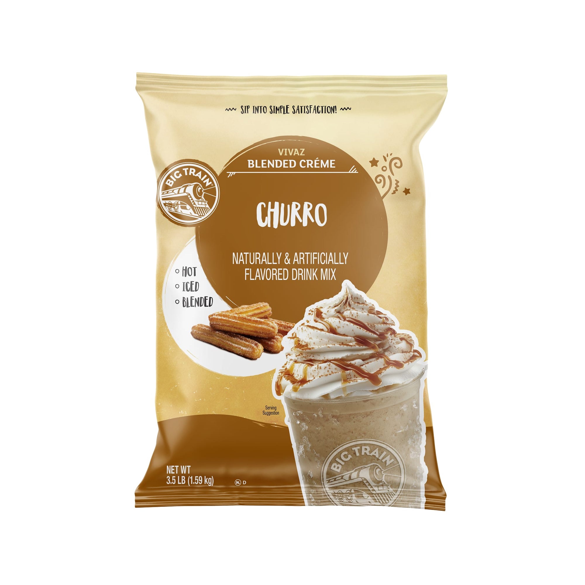 Vivaz Churro Blended Creme Beverage Mix