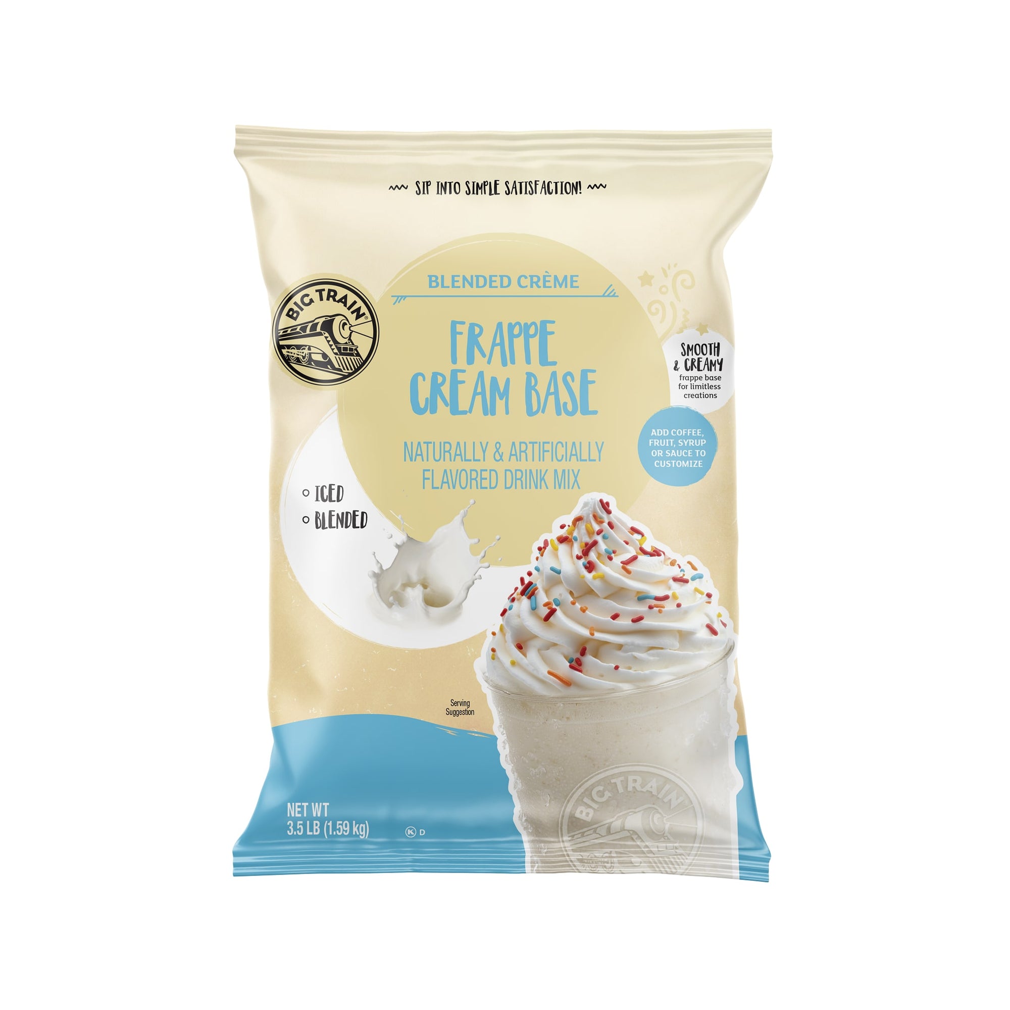 Vivaz  Neutral Frappe Base Blended Creme Beverage Mix