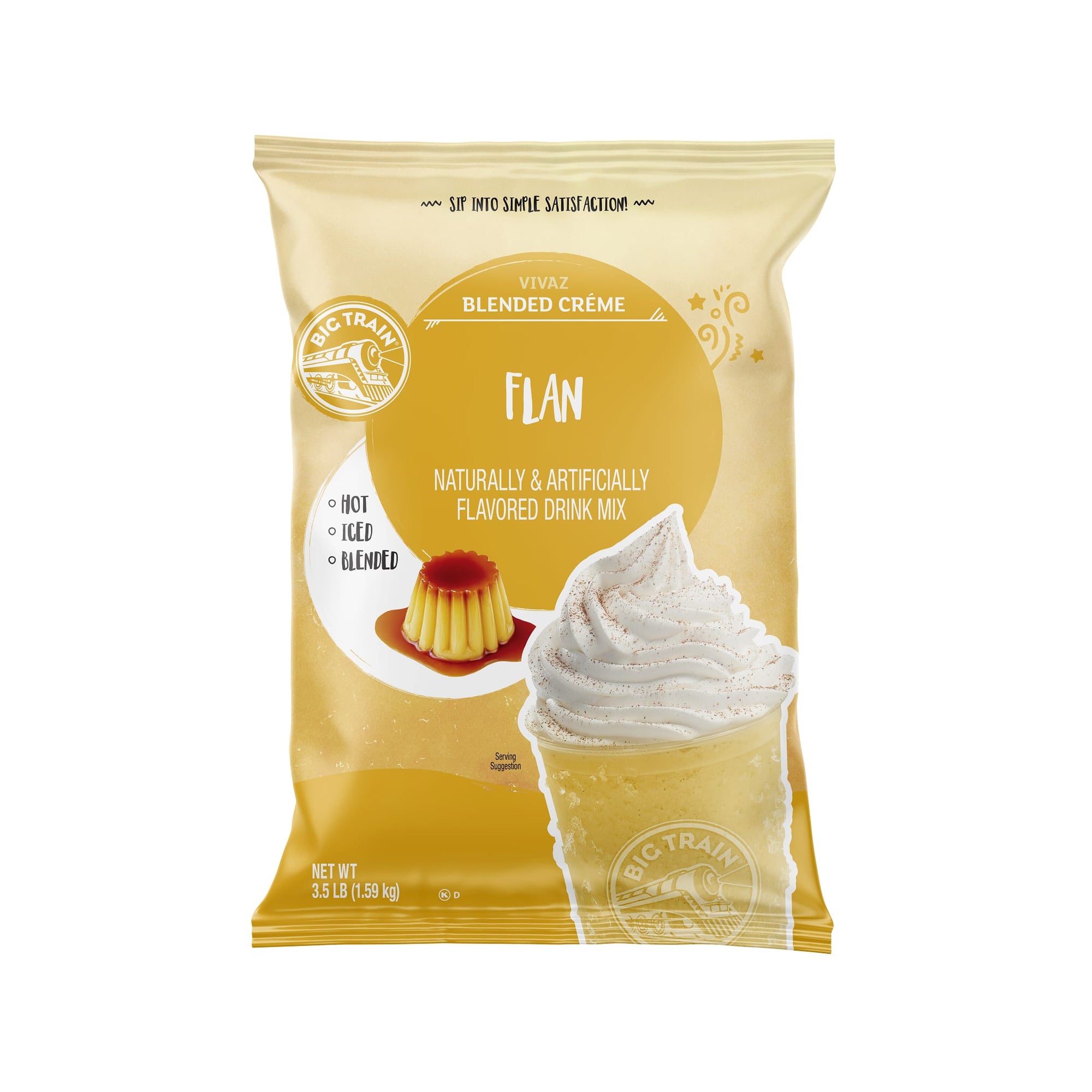 Vivaz Flan Blended Creme Beverage Mix
