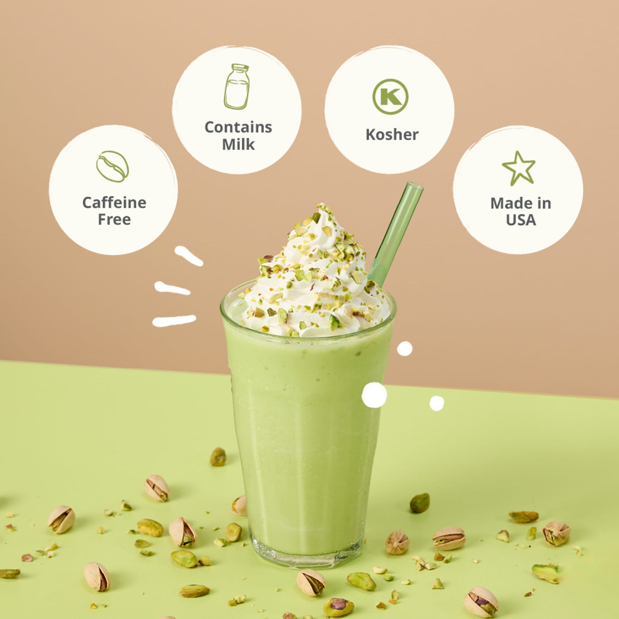 Pistachio Blended Creme Beverage Mix