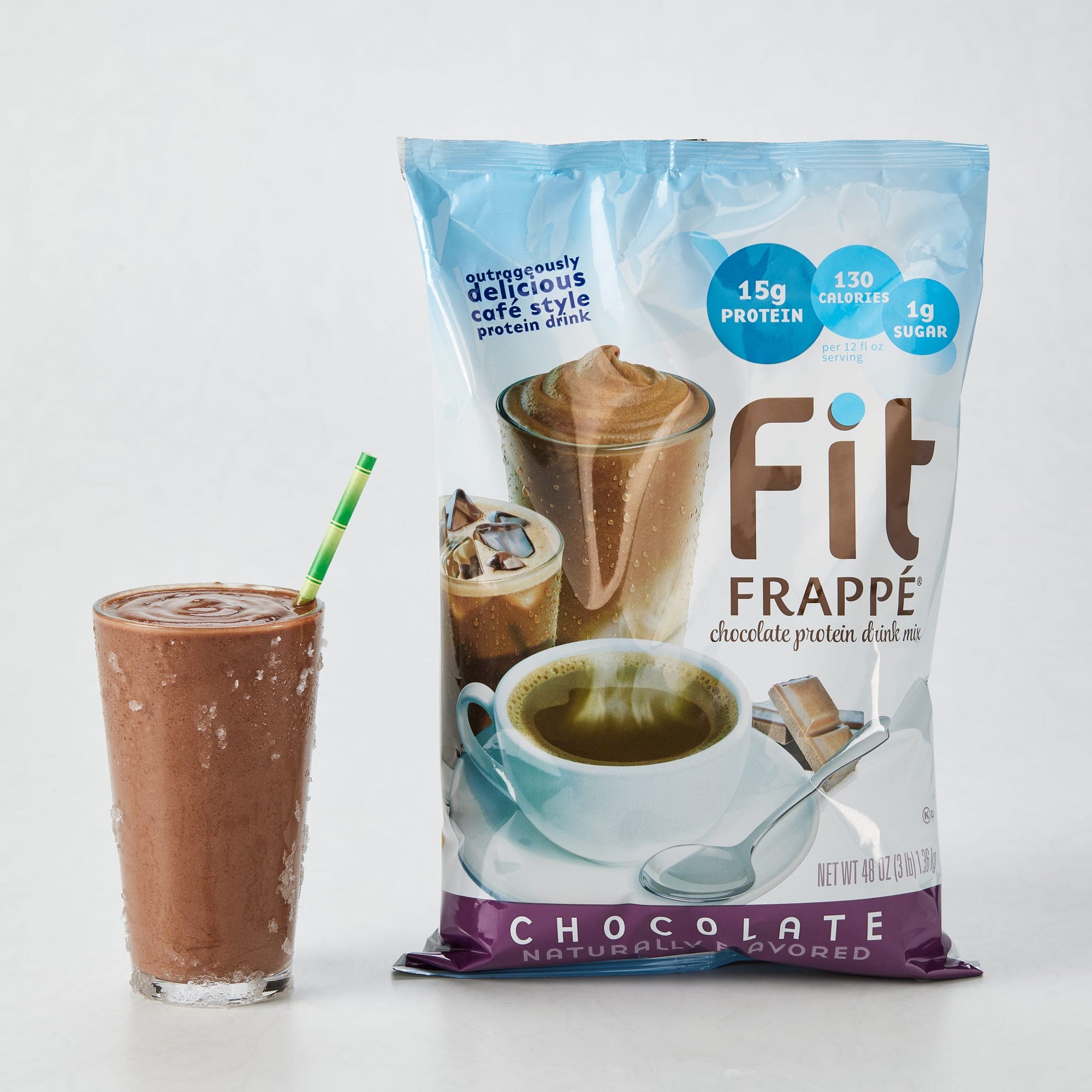 Fit Frappe Chocolate Protein Beverage Mix