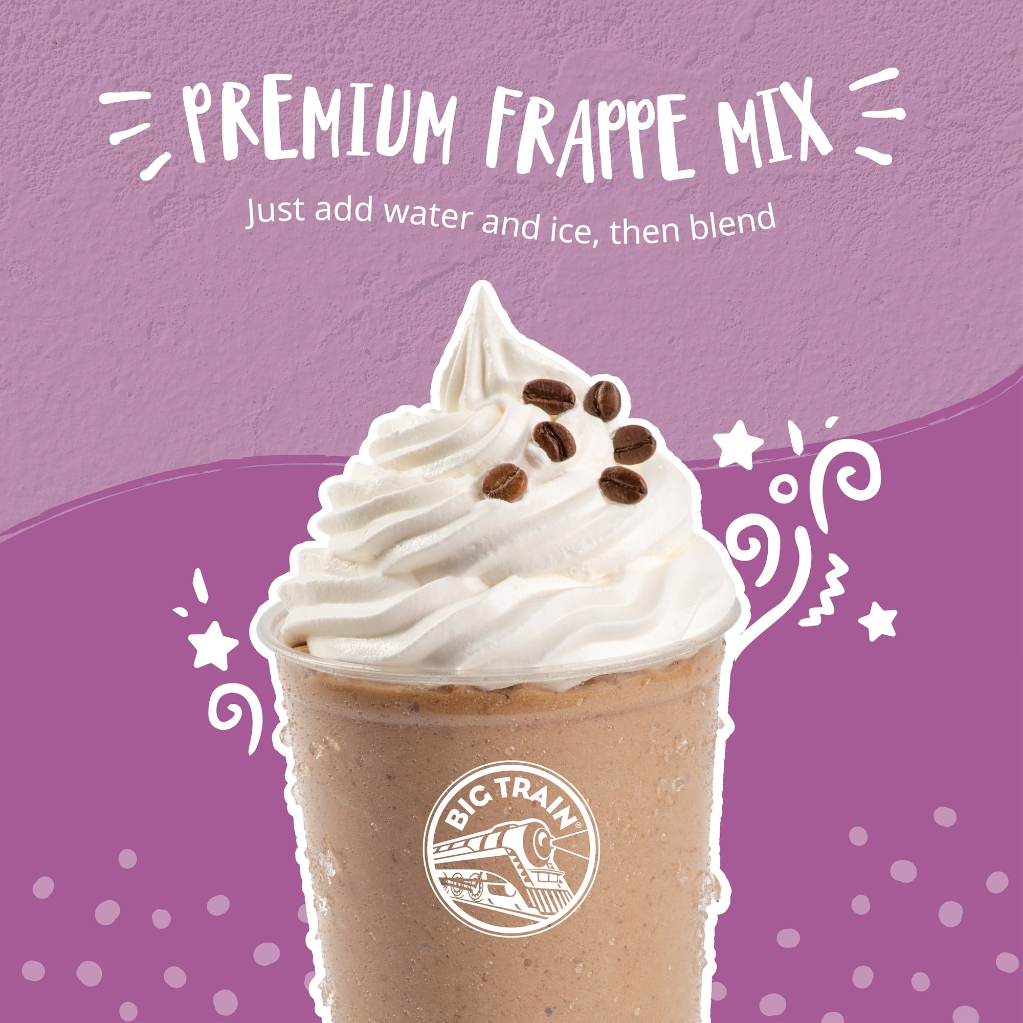 White Chocolate Latte Blended Ice Coffee Beverage Mix