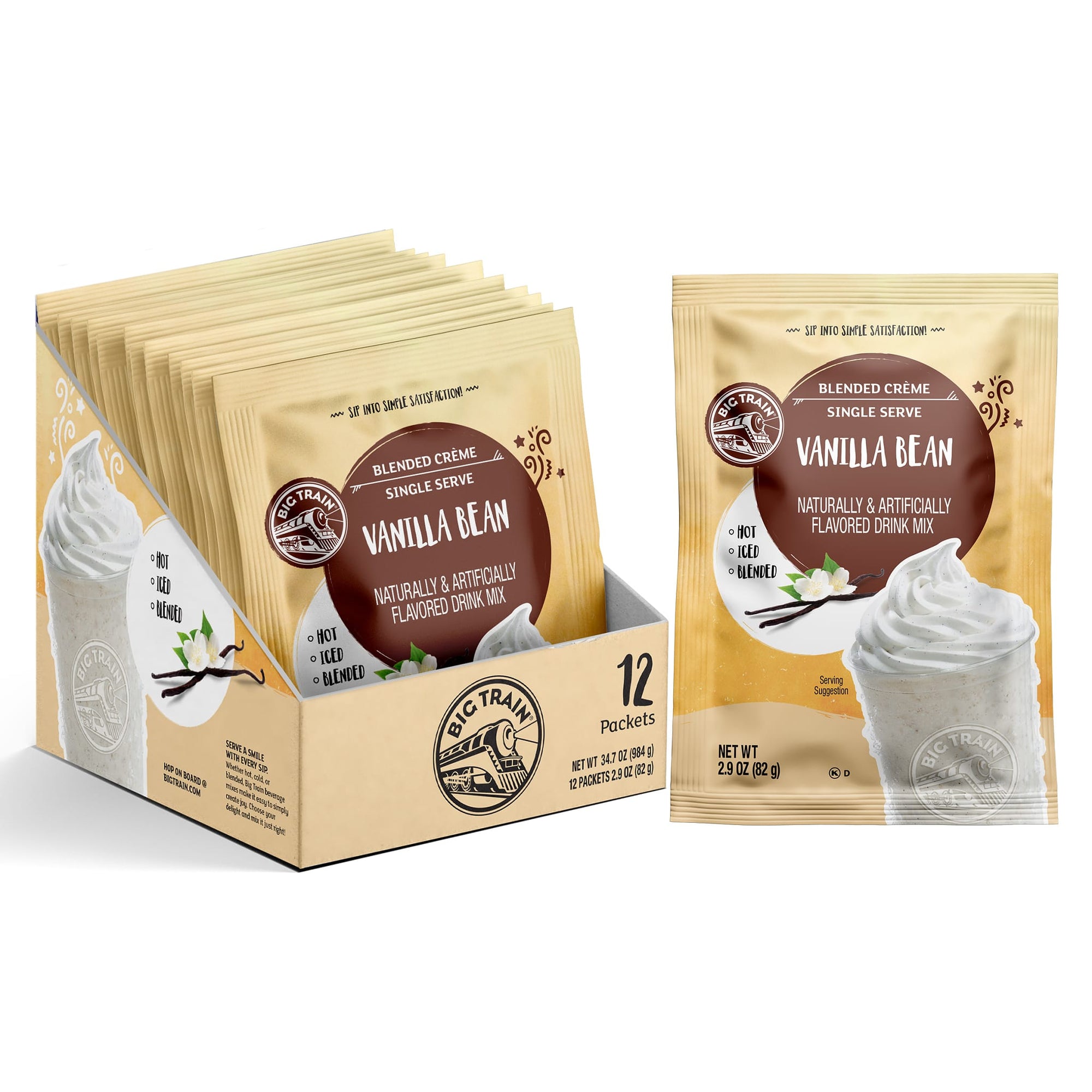 Vanilla Bean Blended Creme Beverage Mix Sachets