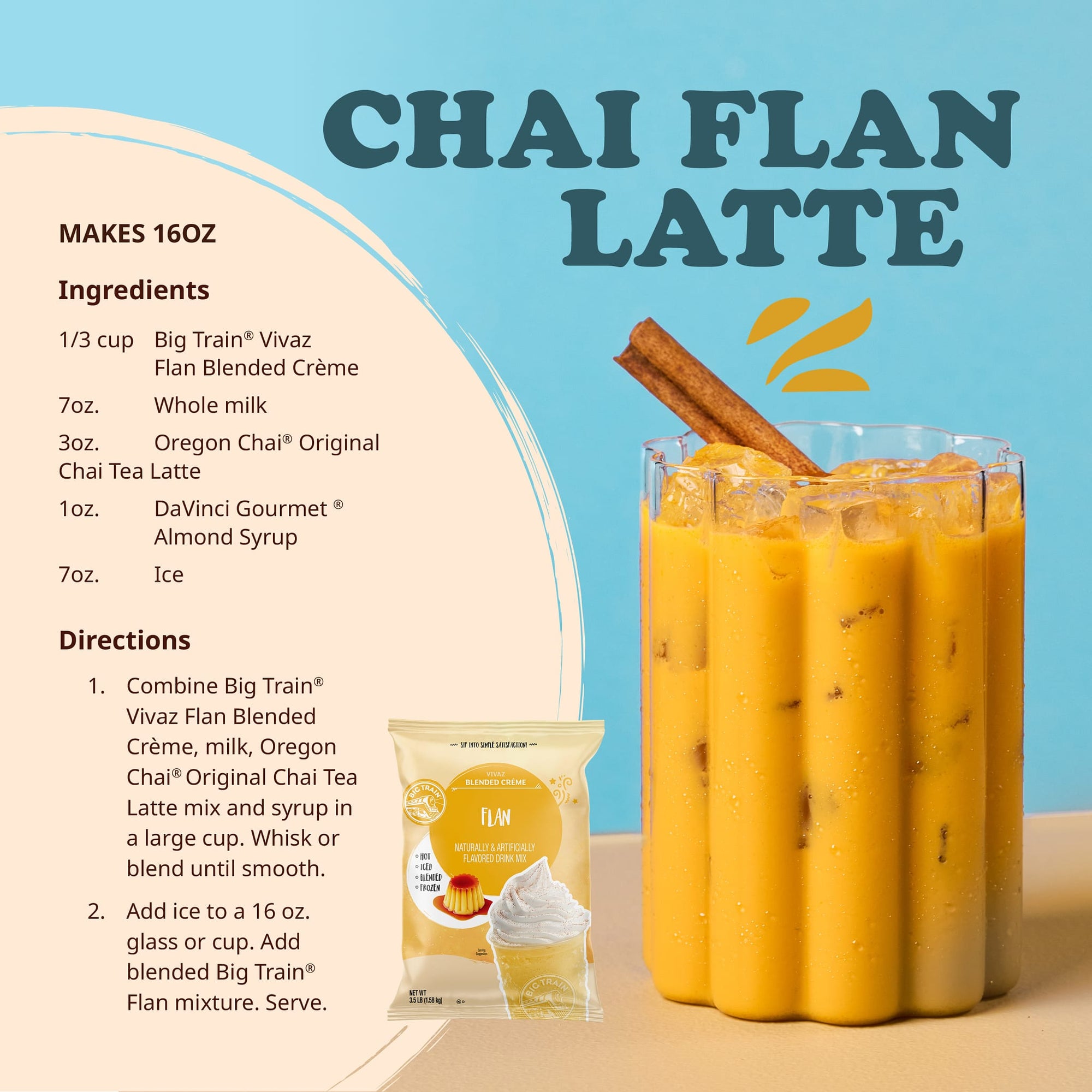 Vivaz Flan Blended Creme Beverage Mix