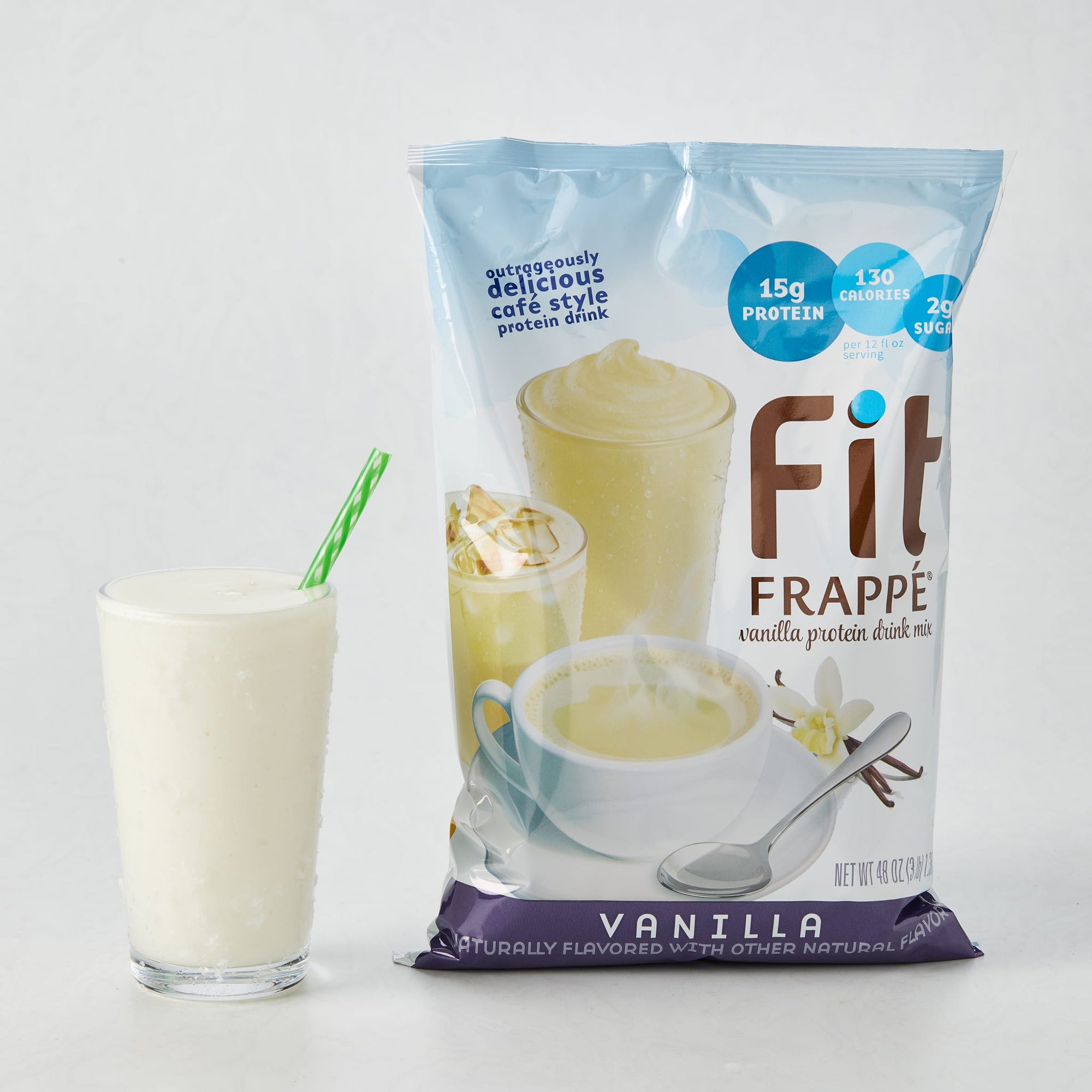 Fit Frappe Vanilla Protein Beverage Mix